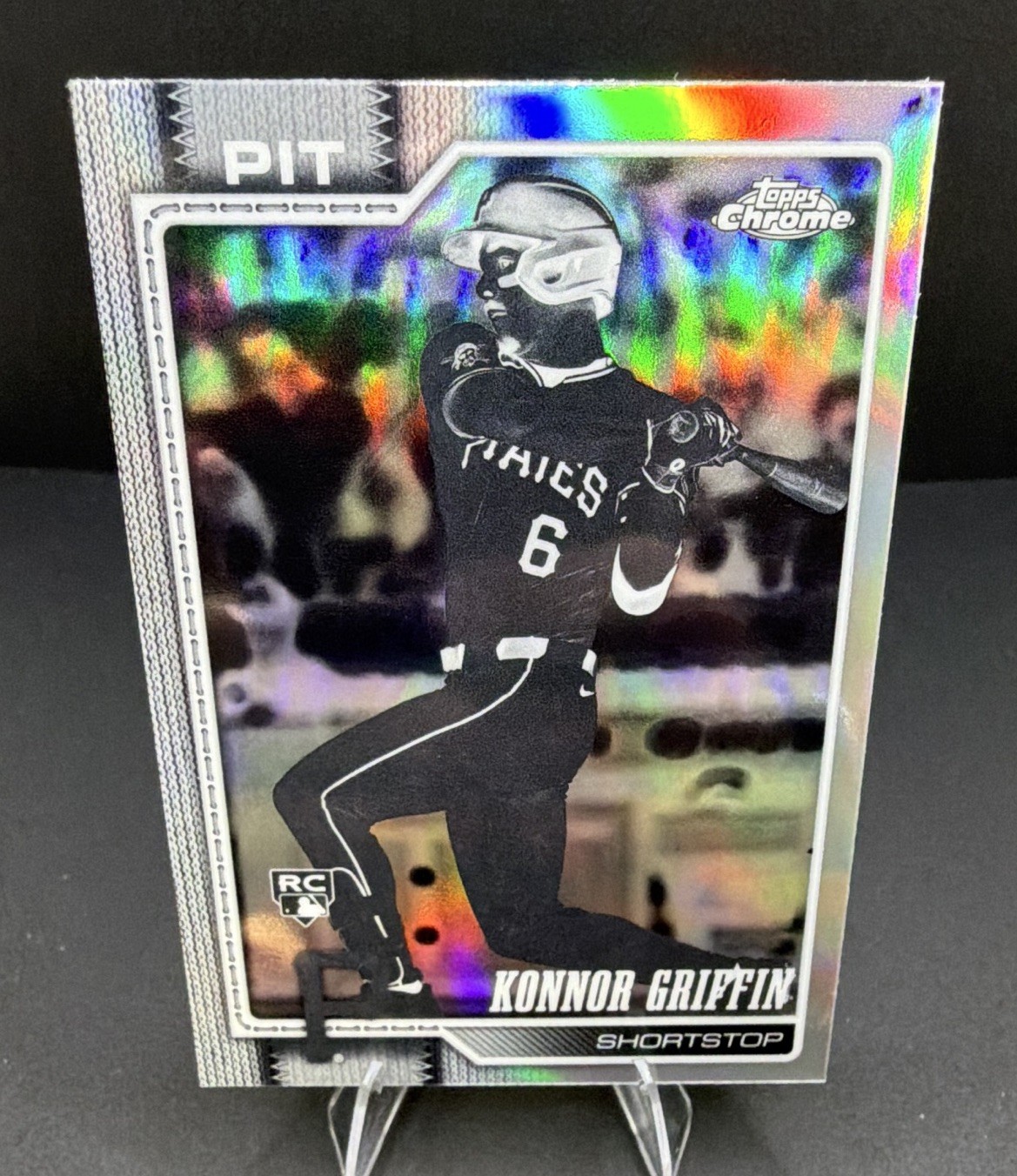 2026 Topps Chrome Konnor Griffin #74 Negative Refractor RC Pirates Rookie