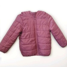 Carter's 2T Pink Puffer Winter Coat Hooded Jacket with Pockets