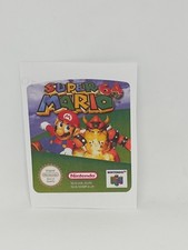SUPER MARIO 64 (EUR) Nintendo 64 N64 replacement Label Decal