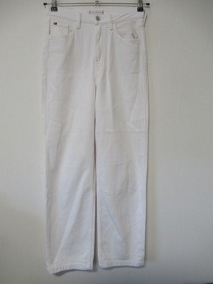 369/4 Tommy Hilfiger Damen Jeans Gr. W28 L30 weiß Relaxed Straight hight Waist