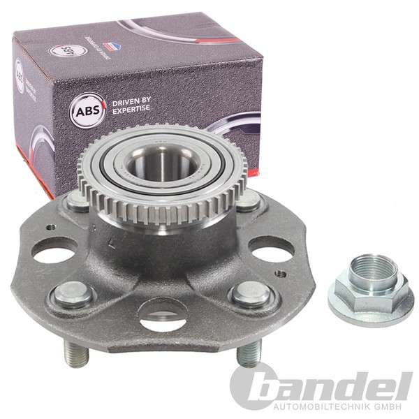 ABS RADLAGER-SATZ Mit ABS-RING Hinten Passend FüR Honda Accord | 201429-image