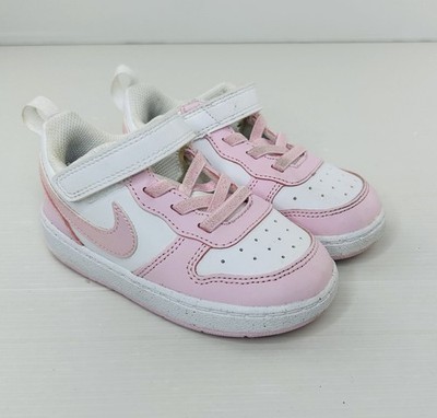 Nike Court Borough Low Recraft Kinder Sneaker Pink Weiß UK 7,5 EU 25 DV5458