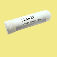Lemon Essential Oil Aromatherapy Inhalers , Nasal Inhaler Sticks