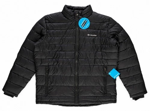 NWT Columbia Men's New Discovery Insulated Winter Jacket XL Black  video thumbnail