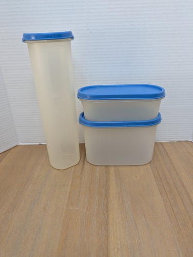 Tupperware Modular Mates Lot Of 3 With Lids