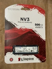 Kingston NV3 M.2 2280 500GB 4.0 NVMe Internal Solid State Drive SSD NEW SEALED