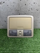 05-13 Nissan Frontier Xterra Pathfinder Overhead Console Map Dome Light OEM Tan