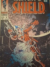 Nick Fury Agent Of SHIELD # 6 Jim Steranko Podpisany przez Jima Steranko Foom Plakat