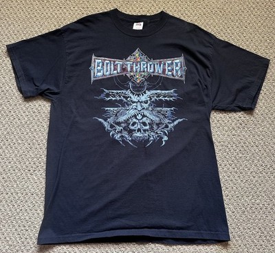 BOLT THROWER T-SHIRT~2013 RETURN TO CHAOS TOUR~ENTER THE REALM~XL~BLACK~EXC COND