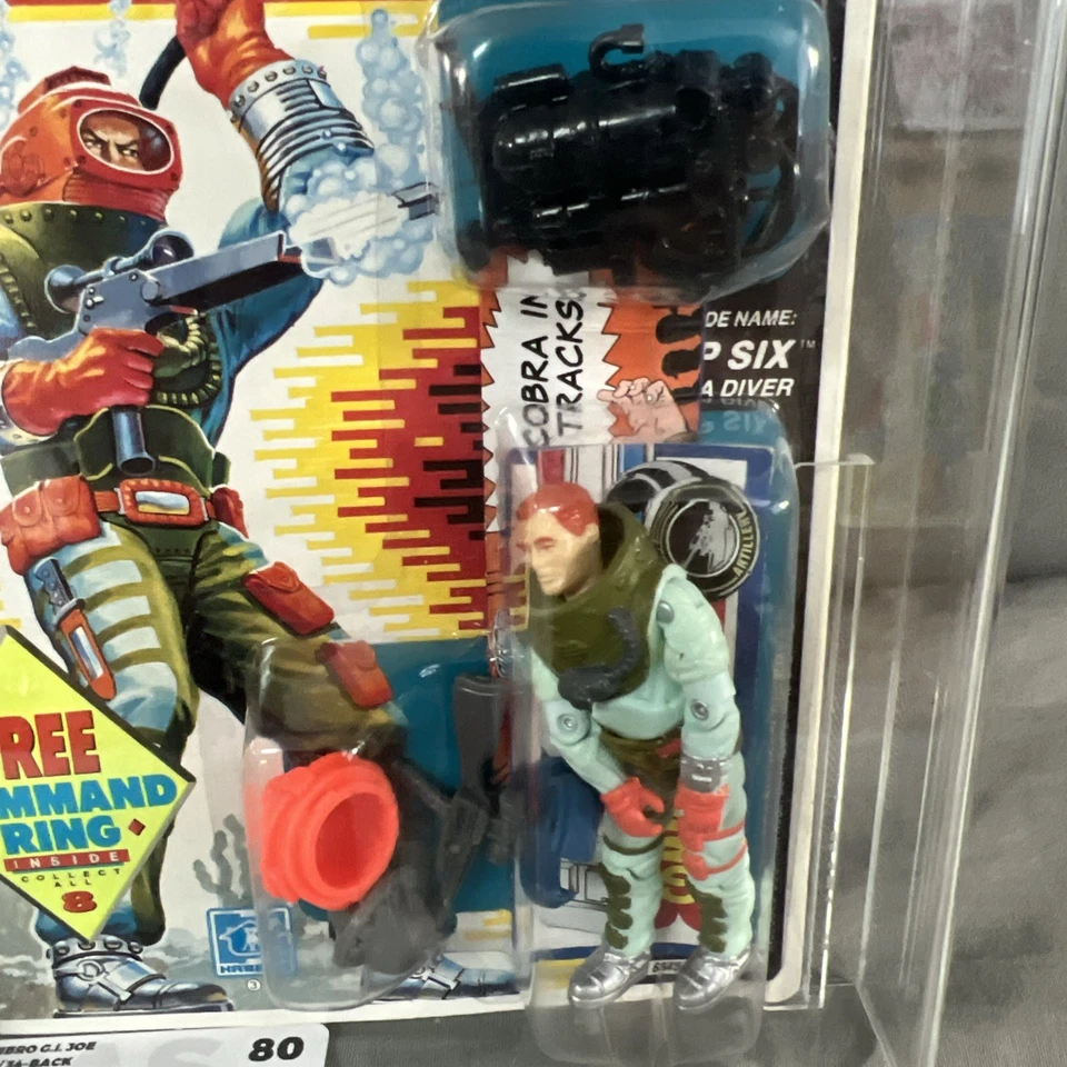 GI Joe Deep Six 1989 CAS 80 Subs 80/80/90 Series 8 ARAH MOC Command Ring Card - Image 3 of 4