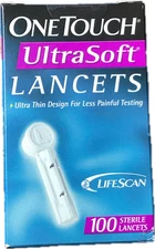 OneTouch Ultra Soft 100 Sterile Lancets LifeScan Diabetes Diabetic 11/30/25