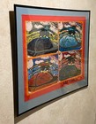 Jake Francis "Skateboarder 4 Seasons" signed orig silk screen framed 24 x 18 — photo 6