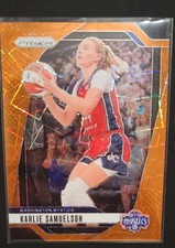 2024 Panini Prizm WNBA - Karlie Samuelson #82 Orange Velocity Prizm