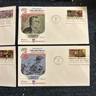 4 FLEETWOOD FDC COVERS: Unheralded Heroes SET 1975 Scott# 1559/1562 — photo 3