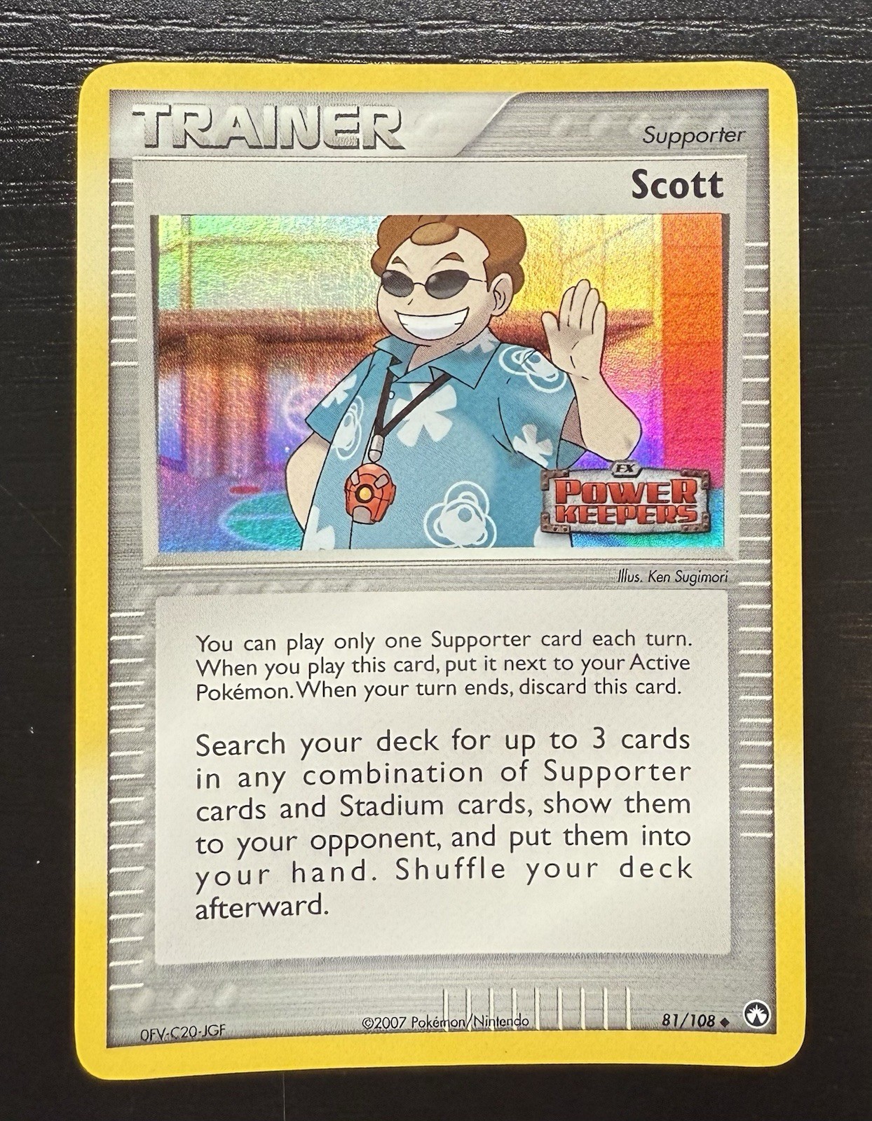 Pokemon TCG Power Keepers 81/108 - SCOTT, Reverse Holo Uncommon NM