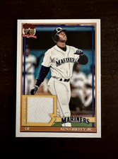 2026 Topps Series 1 Ken Griffey Jr 1991 Topps Baseball Relic Seattle Mariners 