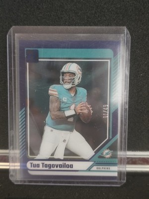 2024 Panini Clearly Donruss Tua Tagovailoa #34 Miami Dolphins  /49