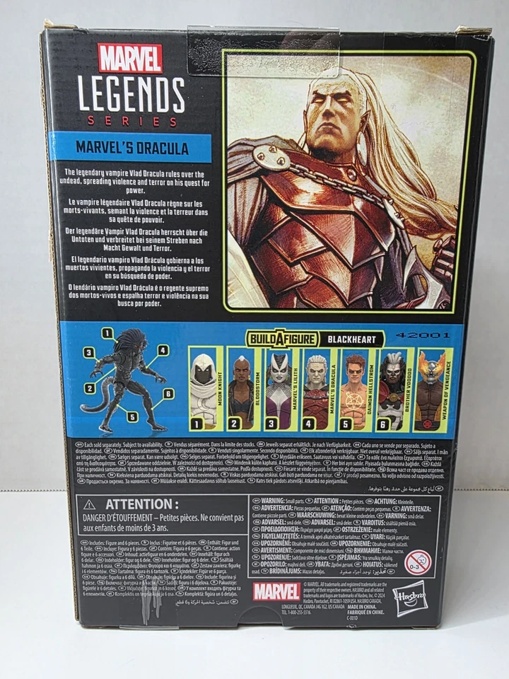 NUEVA Figura de Acción Marvel's Dracula Marvel Legends Series Strange Tales Hasbro Foto 2 de 2