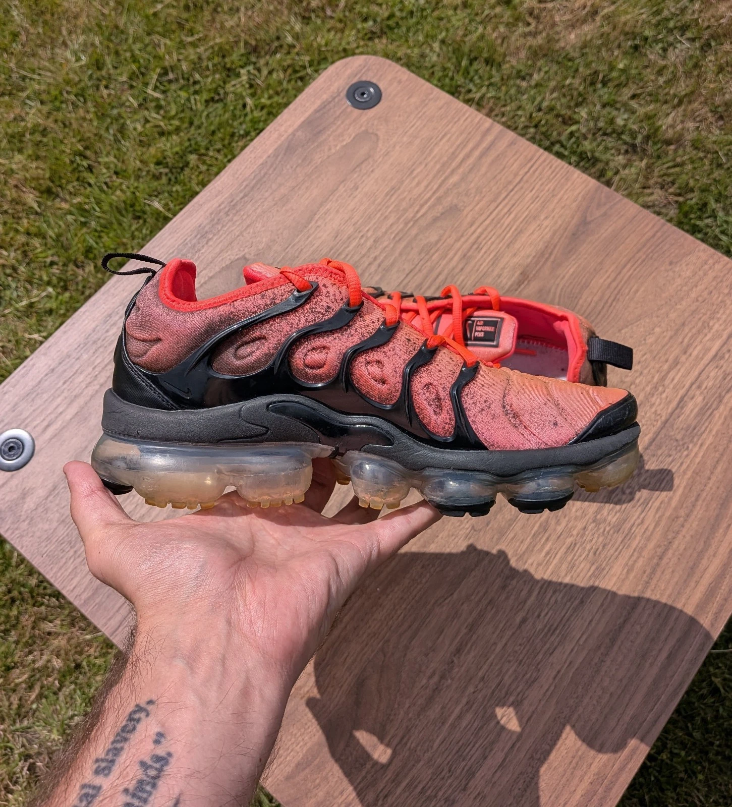 Nike Air Vapormax Plus TN UK8 Flash Crimson Ottime condizioni 107900737