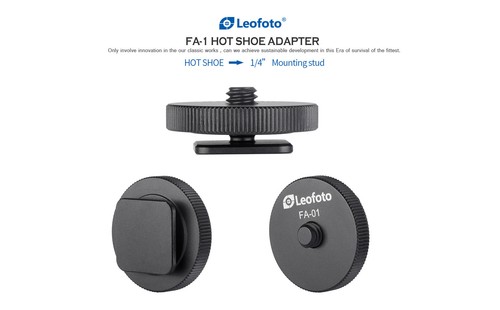 Leofoto FA-01 / FA-02 Hot Shoe Conversion Adapter - 第 3/14 張圖片