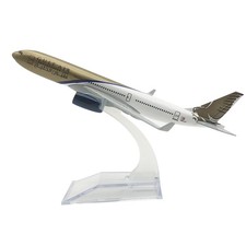 1:400 Scale 16cm GULF A330 Airplane Model Alloy Aircraft Plane Collection Gift