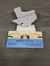 Vintage Art-Craft Gold Filled Semi Rimless Drill Mount Rimway Ful-Vue Eyeglass