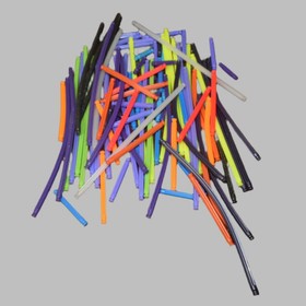 Knex (100) Random Flexible Rod Assortment Pack - Standard K'nex Flexi Parts Lot