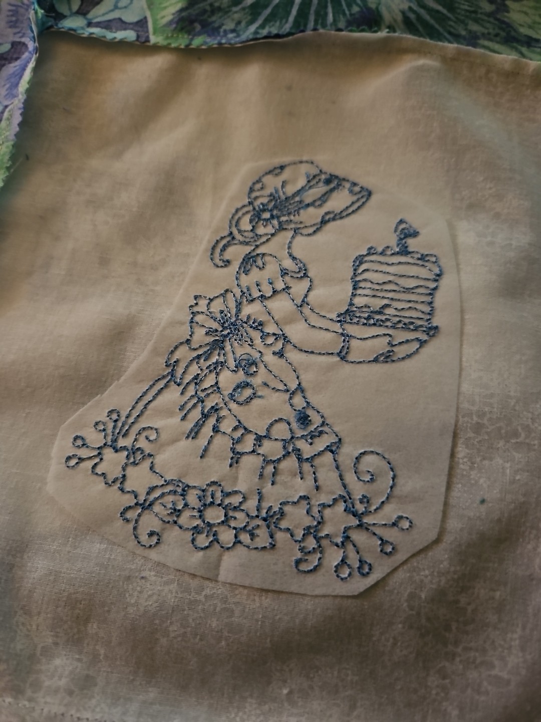 Lot Of 10 Unique OOAK Kaffe Fassett Border Embroidered Quilt Blocks 12.5" Each