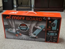 NEW MorfBoard 50265 Scooter and Skateboard Combo Set scoot skate set