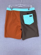 Volcom Liberators Board Shorts Mens 31 8" Swim Trunks Colorblock Snap