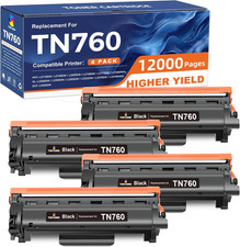 TN760 Toner Cartridge Compatible Replacement for Brother TN760 TN-760 TN730 TN-7