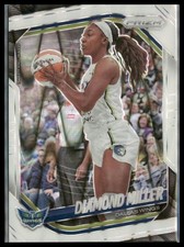 2025 Panini Prizm WNBA #27 Diamond Miller White Seismic Prizms