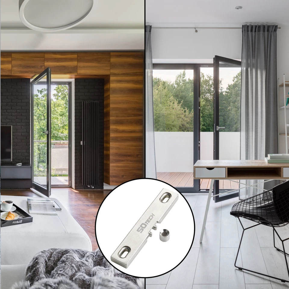 Balkontür Terrassentür Universalschnäpper Balkontürschnäpper mit Hülse SOTECH - Bild 2 von 4