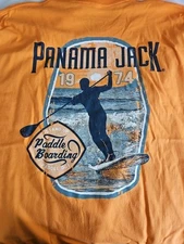 Panama Jack Tangerine Paddle Surf Tee- Extra-Large