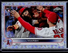 2022 Topps Chrome Logofractor #25 Brandon Marsh Image Variation SP H2