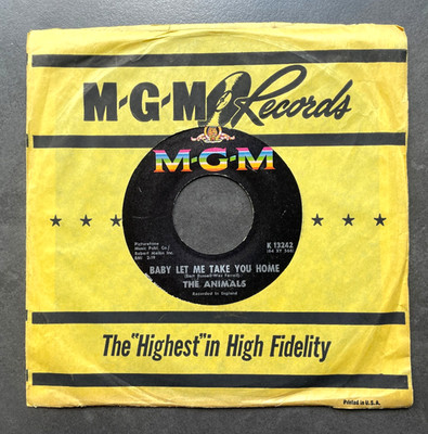 7'' The Animals - Baby Let Me Take You Home - US MGM