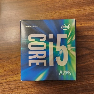 Intel I5-6600 3.3GHz LGA 1151 Processor CPU w/ Stock Cooler Original Box Working