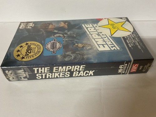Star Wars The Empire Strikes Back (1984 VHS) Sealed Tape CBS RED LABEL NEW - Picture 5 of 18