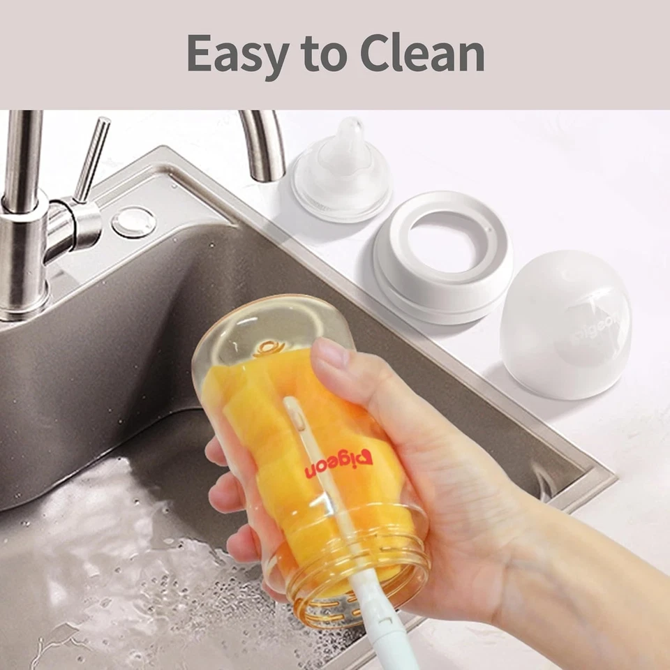 Pigeon Nursing Baby Bottle Wide Neck Anti-Colic 5.4Oz Pack of 2 - Image 2 of 4