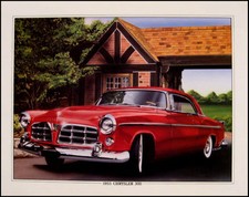 1955 Chrysler 300c Mopar Hemi Orig Art Print Lithograph