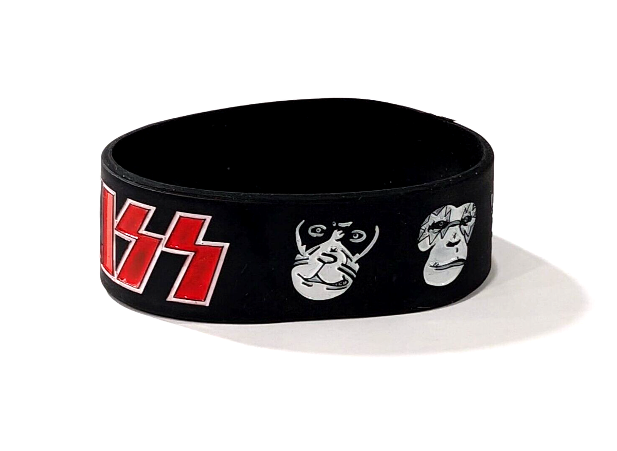 Kiss Rock Band Heavy Metal Music Aluminium Bracelet Wristband