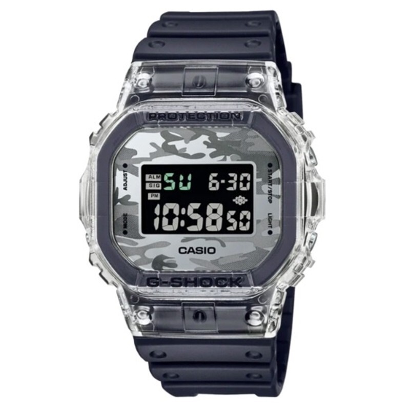 Casio G-Shock DW-5600SKC-1 Orologio Digitale Camouflage Skeleton