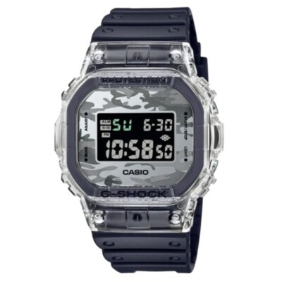Casio G-Shock DW-5600SKC-1 Orologio Digitale Camouflage Skeleton