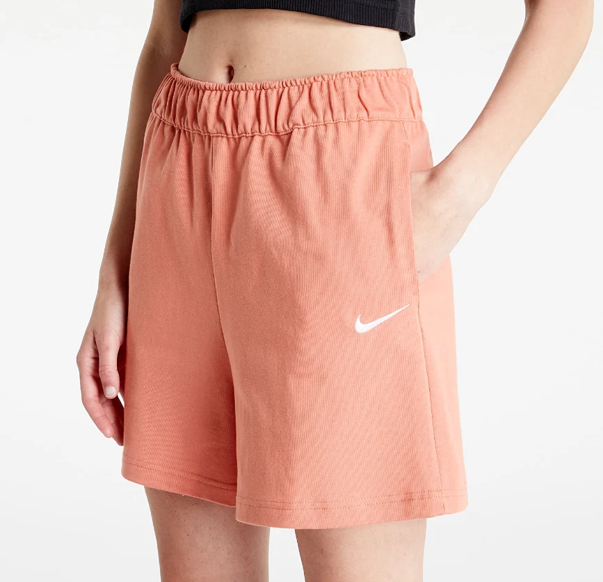Pink nike cheap cotton shorts