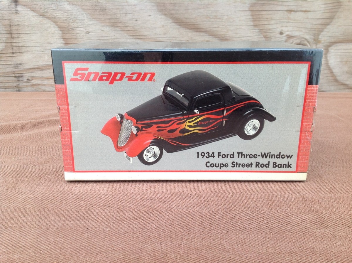 Snap-On 1934 Ford Three Window Coupe Street Rod Bank | eBay