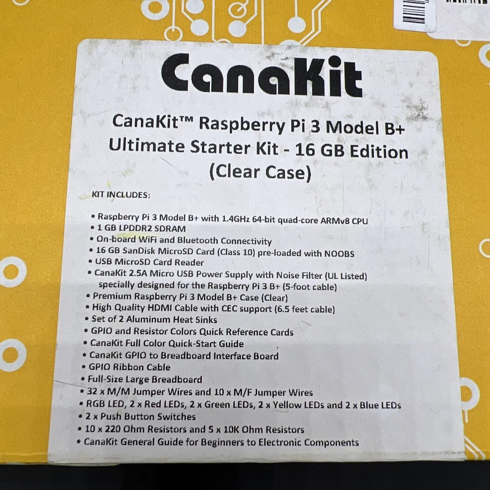CanaKit Raspberry Pi 3 - Model B+ Ultimate Starter Kit - 16 GB Edition - Image 2 of 4