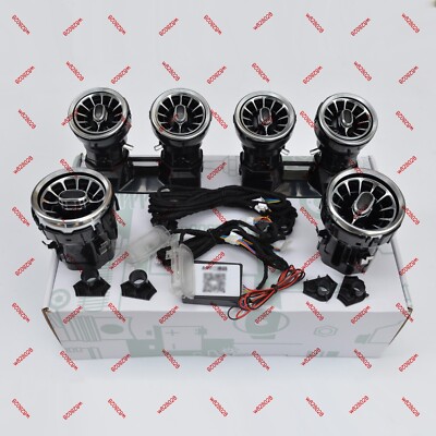 256 Colors APP Control Air Vent LED Ambient Light For Mercedes