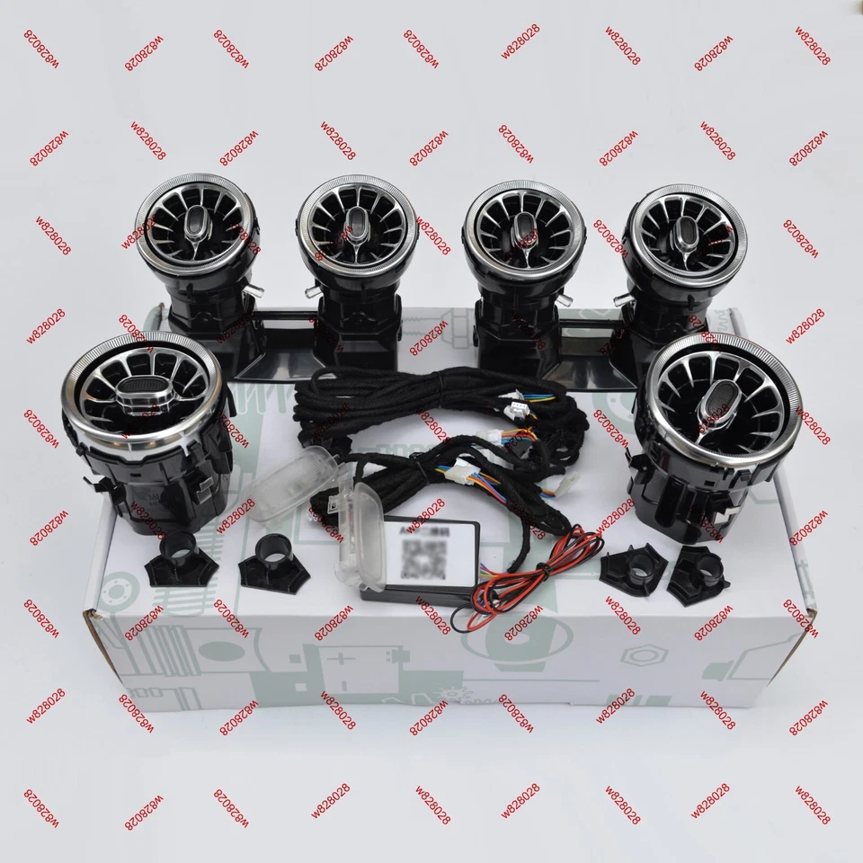 256 Colors APP Control Air Vent LED Ambient Light For Mercedes Benz AMG GT W290 - Image 2 of 4