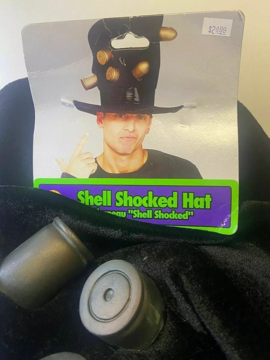 Shell Shock Hat Bullet Top Hat Halloween Costume Hillbilly Gun Shell Velvet  Hat