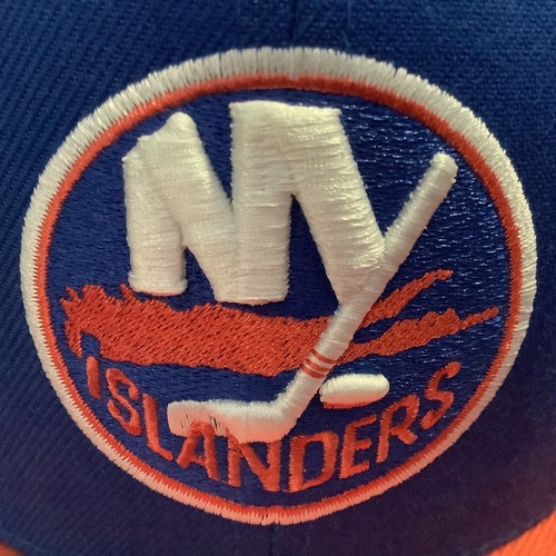 NY Islanders NHL Official Mitchell & Ness Hockey Blue/Orange SnapBack New - 第 1/8 張圖片